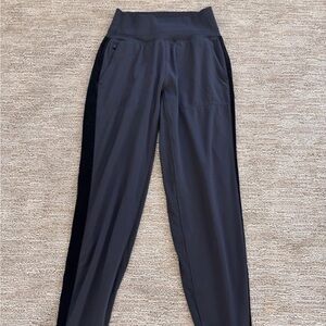 Athleta Venice joggers with velvet stripe accent